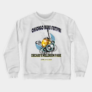 CHICAGO BLUES FESTIVAL T SHIRT Crewneck Sweatshirt